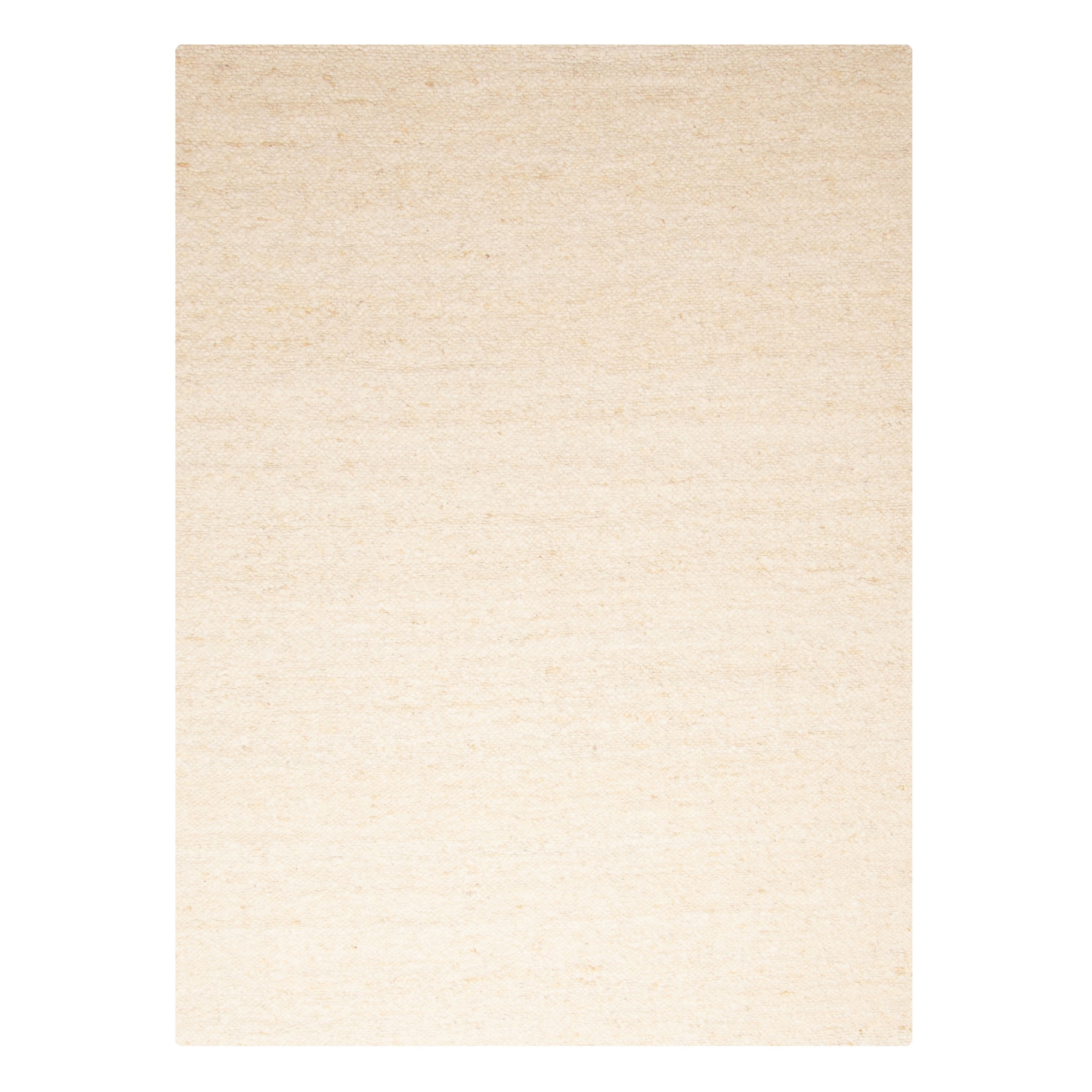 ECARPETGALLERY Braid weave Sienna Cream Wool Rug - 5'7 x 7'4