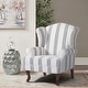 preview thumbnail 10 of 119, 31" W Modern Upholstered Linen Wing Back Accent Chair with Rolled Arm