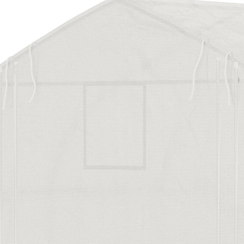 Outsunny 11.5' x 10' x 6.5' Walk-in Tunnel Greenhouse with Zippered Mesh Door, 7 Mesh Windows & Roll-up Sidewalls