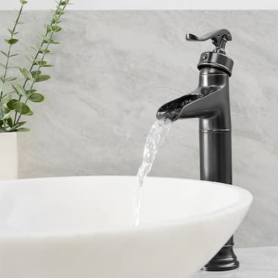 13" Old Fashion Pump Style Faucet in Oil Rubbed Bronze by SimplyCopper - 13" x 9" x 5"