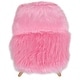 preview thumbnail 18 of 20, Kids Shaggy Dog Accent Chair - Desk Chair - Playroom Chair - 14"W x 14"D x 23.5"H