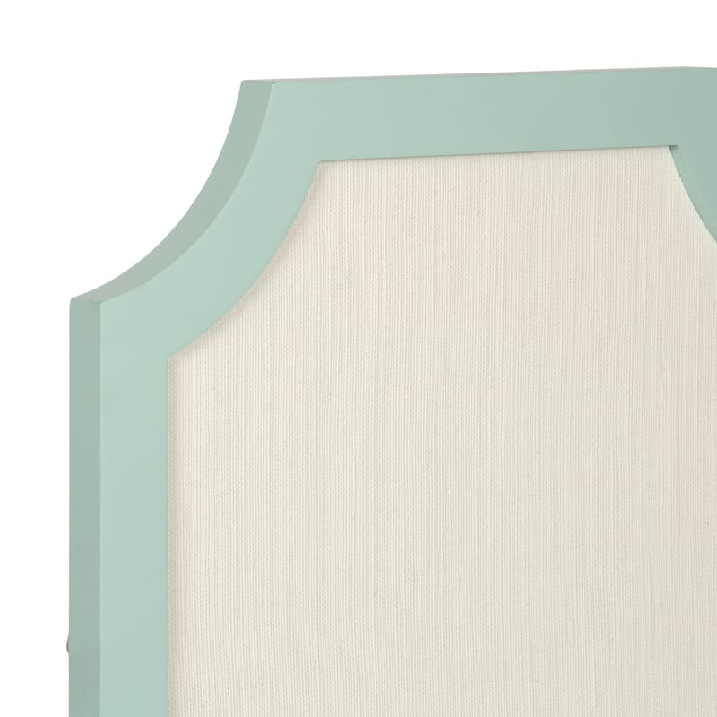 Kate and Laurel Holbrook Scalloped Rectangle Framed Pinboard