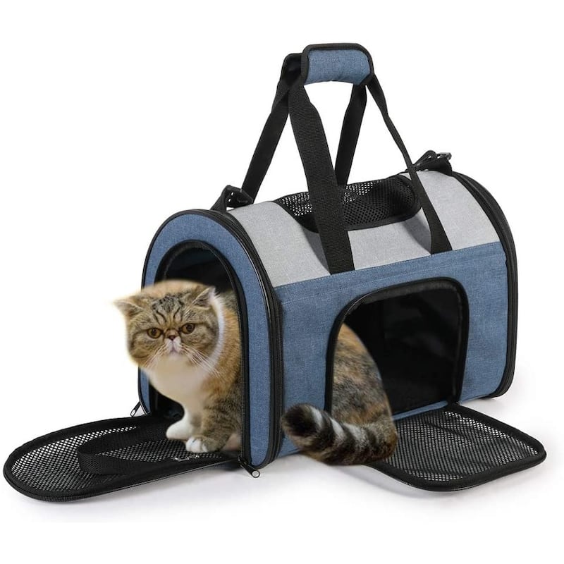 Jespet Soft-Silded Sport Pet Carrier - Blue