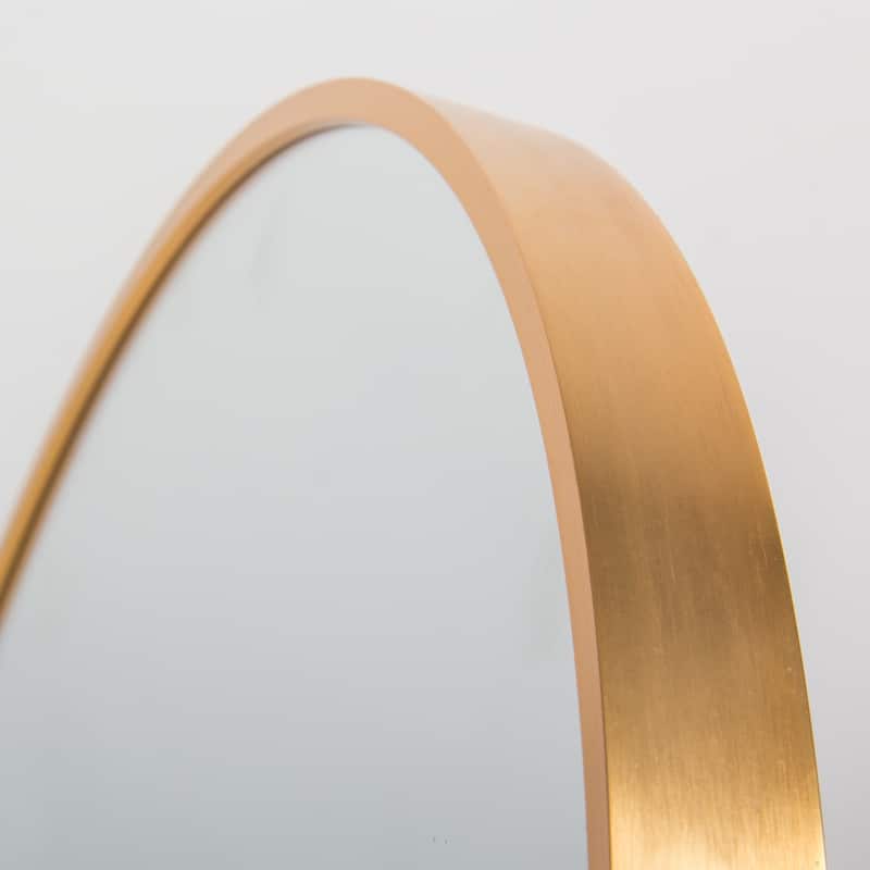 20" Wall Large Round Gold Farmhouse Circular Mirror for Wall Decor - 19.69*19.69*1.57