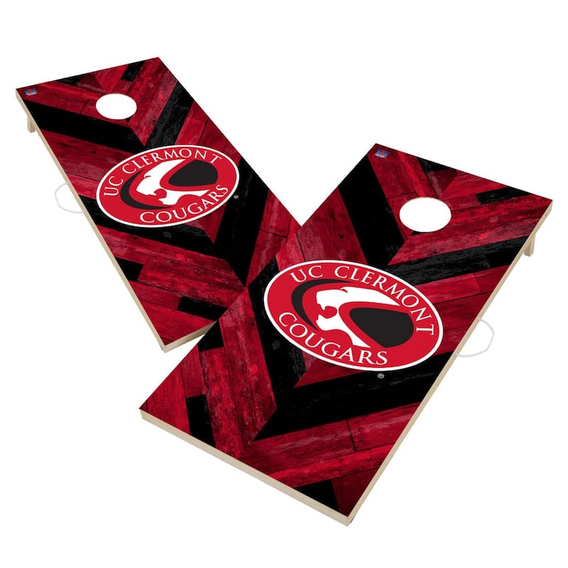 Cincinnati Clermont College Cougars Cornhole Board Set - 16 Years and Up