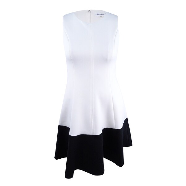calvin klein flare dress