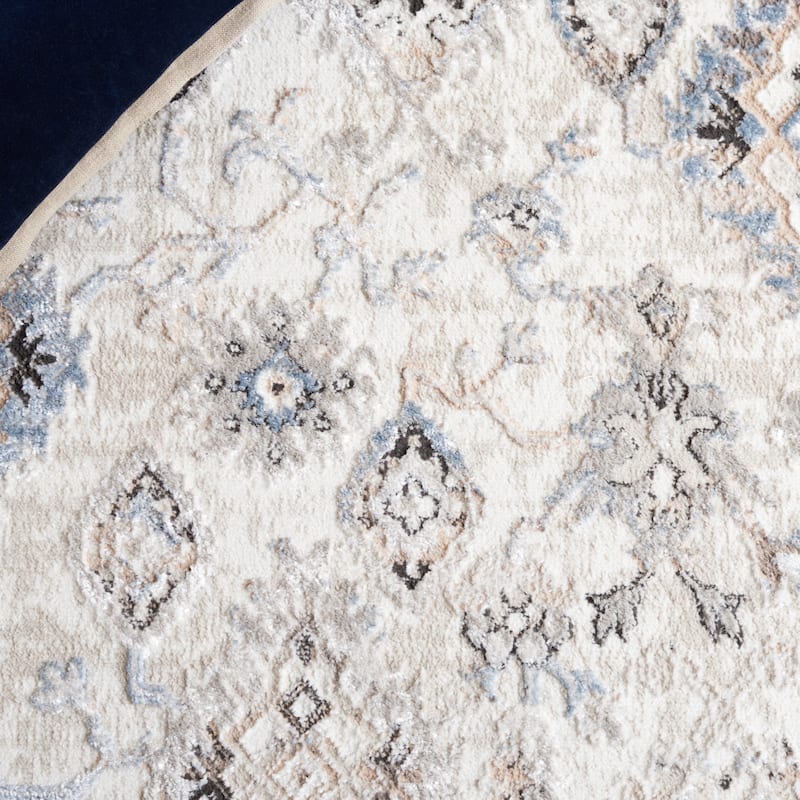 SAFAVIEH Quincy Nodira Floral Oriental Rug - 6'7" Round