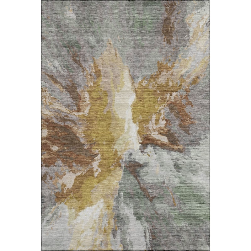 Premium Washable Super Soft Abstract Burst Mayfield Rug