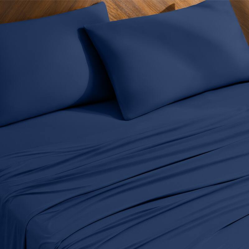Bare Home Microfiber Stretch Knit Sheet Set
