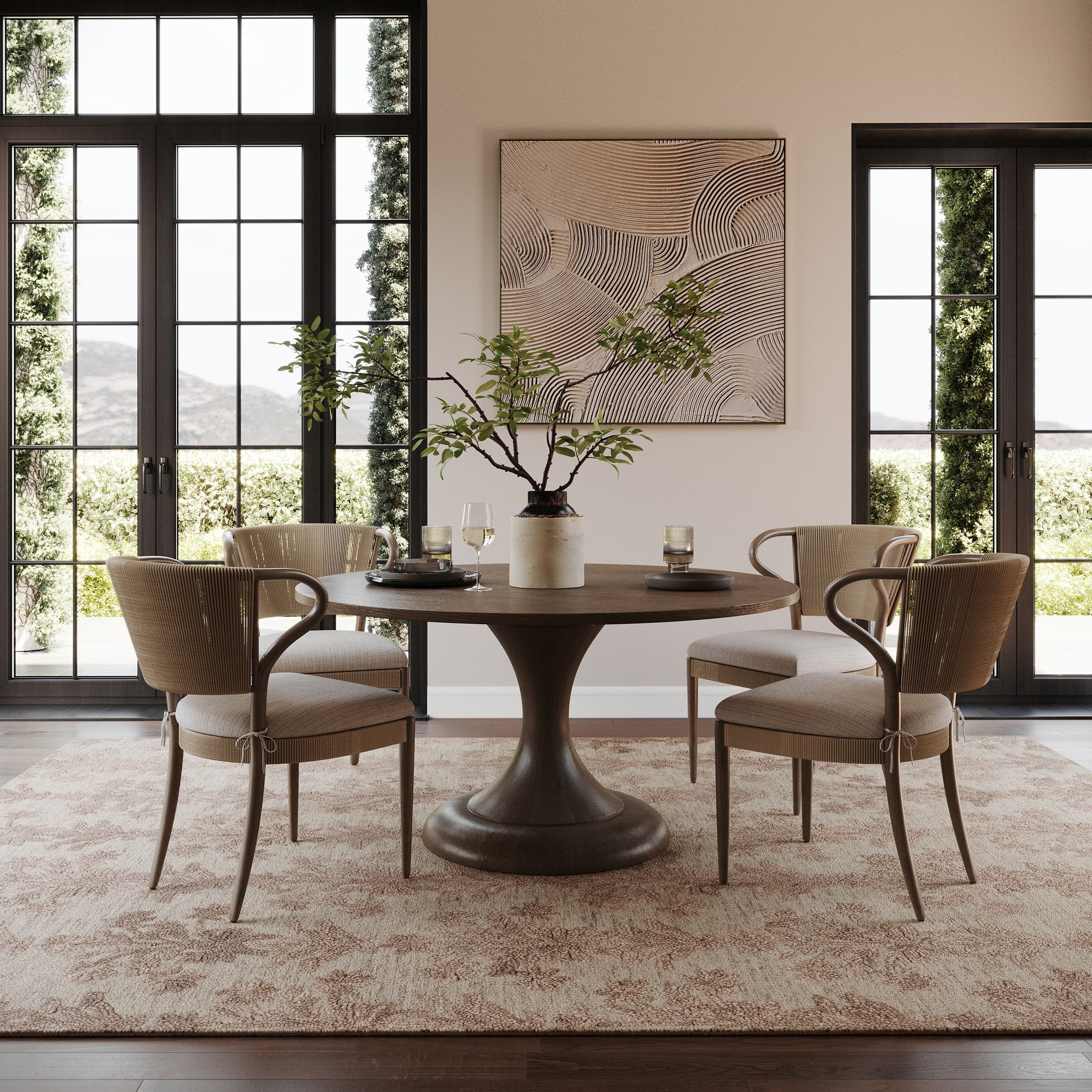 Intention Energy クアトロセルペンダント Nuloom Thalena Transitional Floral and Paisley Rug - On Sale