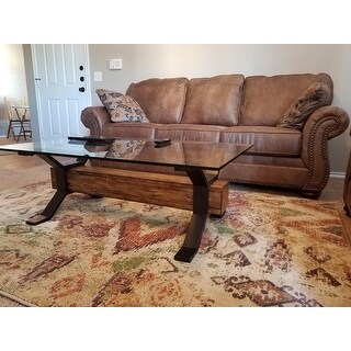 Sawyer Industrial Reclaimed  Rectangular Cocktail Table