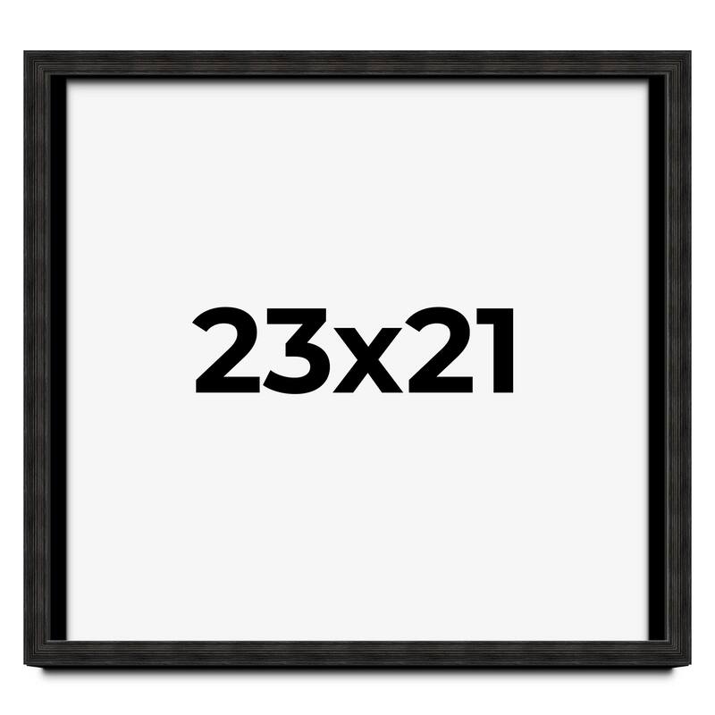 23x21 Shadow Box Black Rustic Barnwood Display Frame | 1.125 Inch