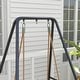 Outsunny Hammock Chair Stand, C Shape Hanging Heavy Duty Metal Frame Hammock Stand For Hanging Hammock Air Porch Swing~1knilfqdo5g01