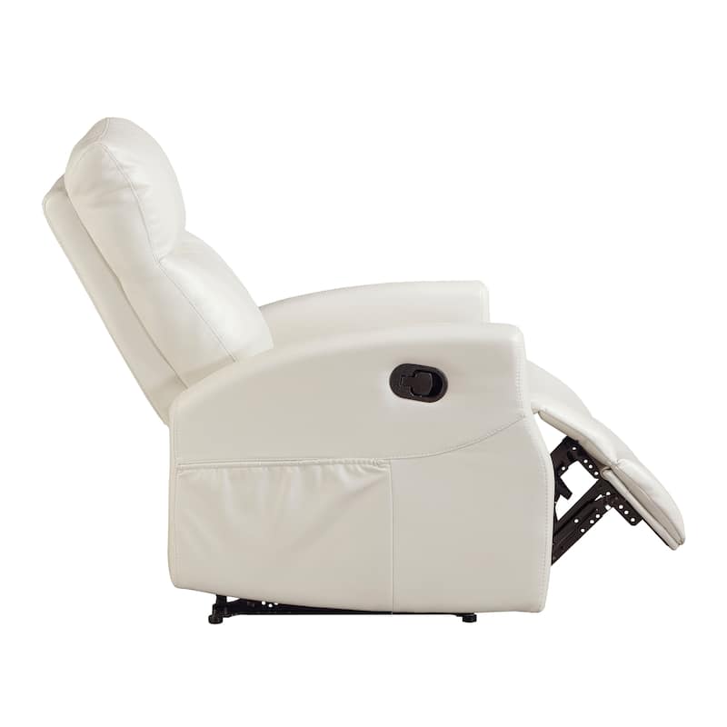 Centralia 29" Faux Leather Manual Recliner, Armrest with Pocket