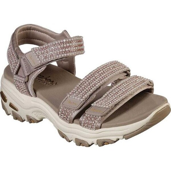 skechers taupe sandals