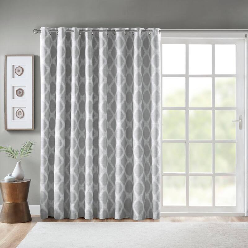 Printed Ikat Blackout Patio Curtain(Only 1 Pc Panel)