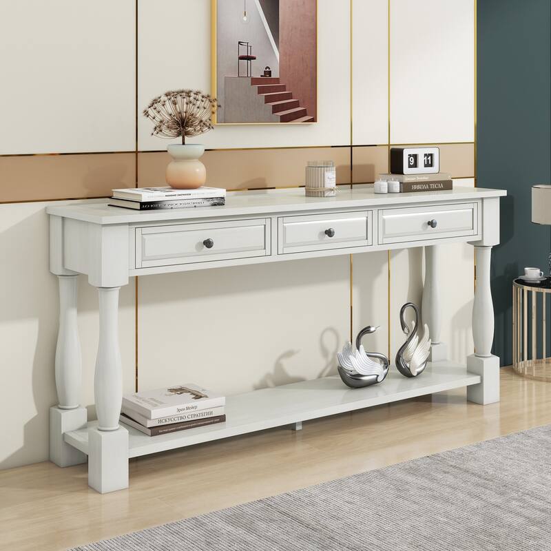Console Table Long Sofa Table Easy Assembly