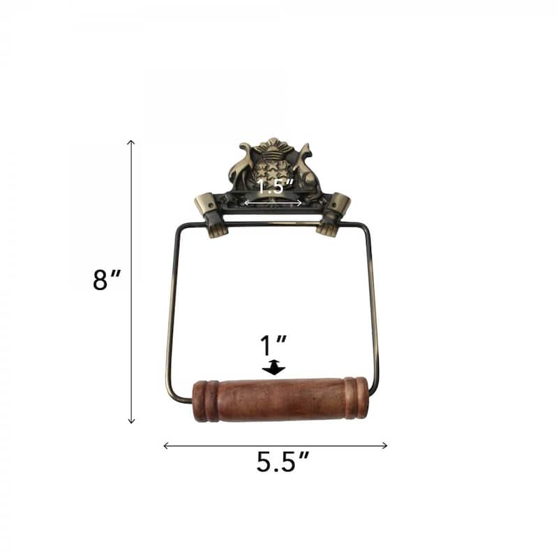 Toilet Paper Holder Wall Mount Antique Brass Victorian Hands Tissue Holder Renovators Supply