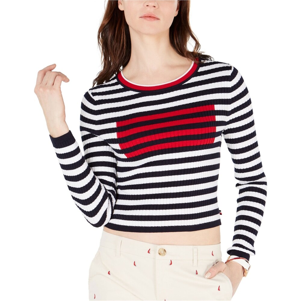 Tommy Hilfiger Womens Velvet Drapey Cardigan Top Black L