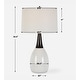 preview thumbnail 8 of 6, Uttermost Fralin White Table Lamp - 30.5'' H X 17'' W X 17'' D