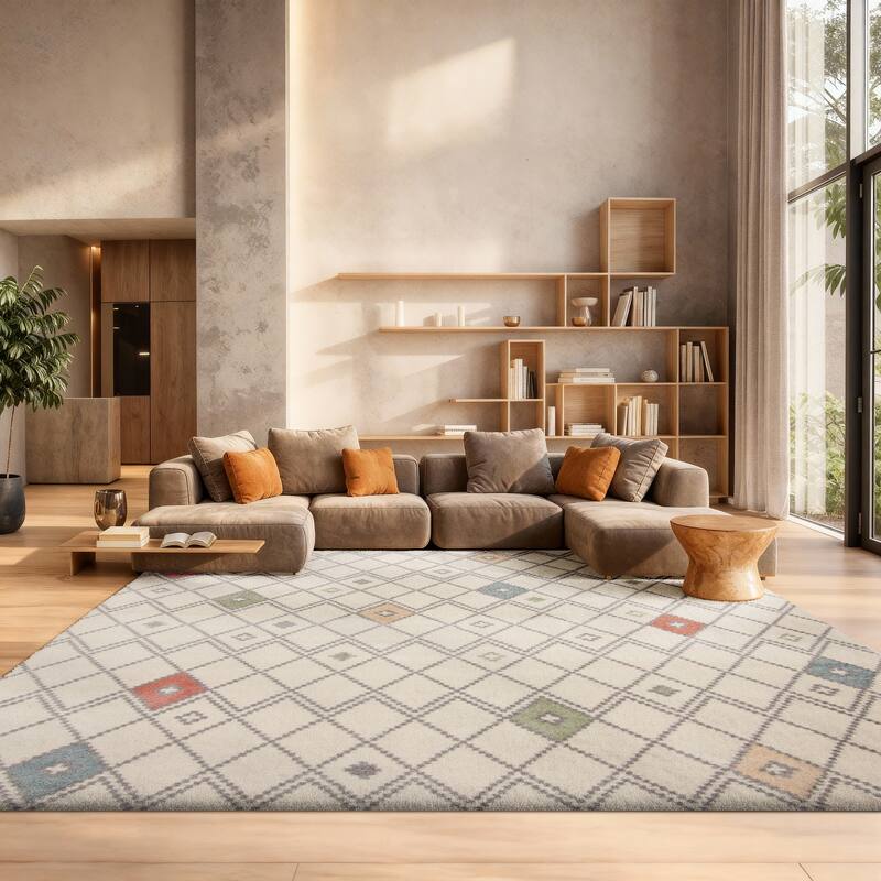 SAFAVIEH Adirondack Hallie Vintage Boho Oriental Rug - 9' x 12' - Ivory/Multi