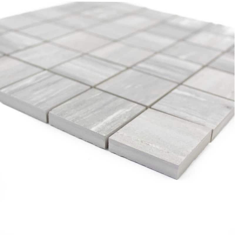 Penthouse 2x2 Matte Porcelain Grid Mosaic Tile - Floor, Wall, Backsplash