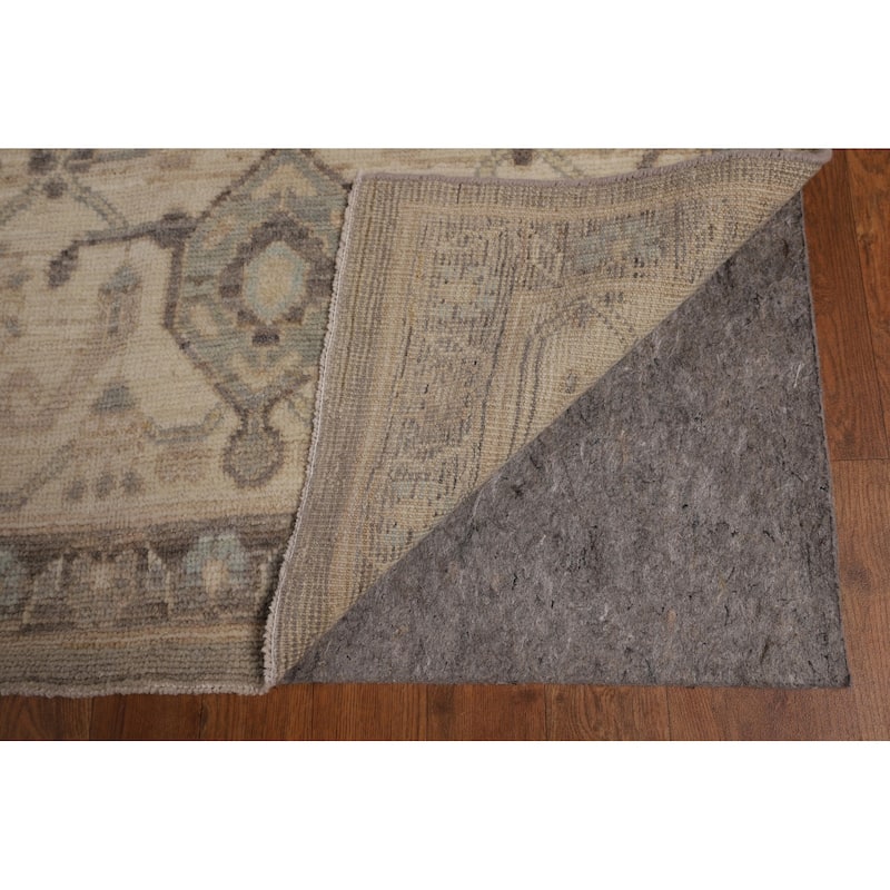 Vegetable Dye Oushak Turkish Rug Handmade Transitional Wool Carpet - 9'11"x 13'10"