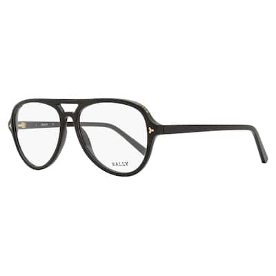 Bally Men's Pilot Eyeglasses - Lens Width: 57 mm, Lens Height: 47 mm
