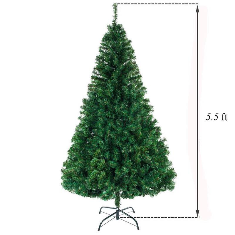 5.5ft 850 Branch Christmas Tree for Holiday Decoration