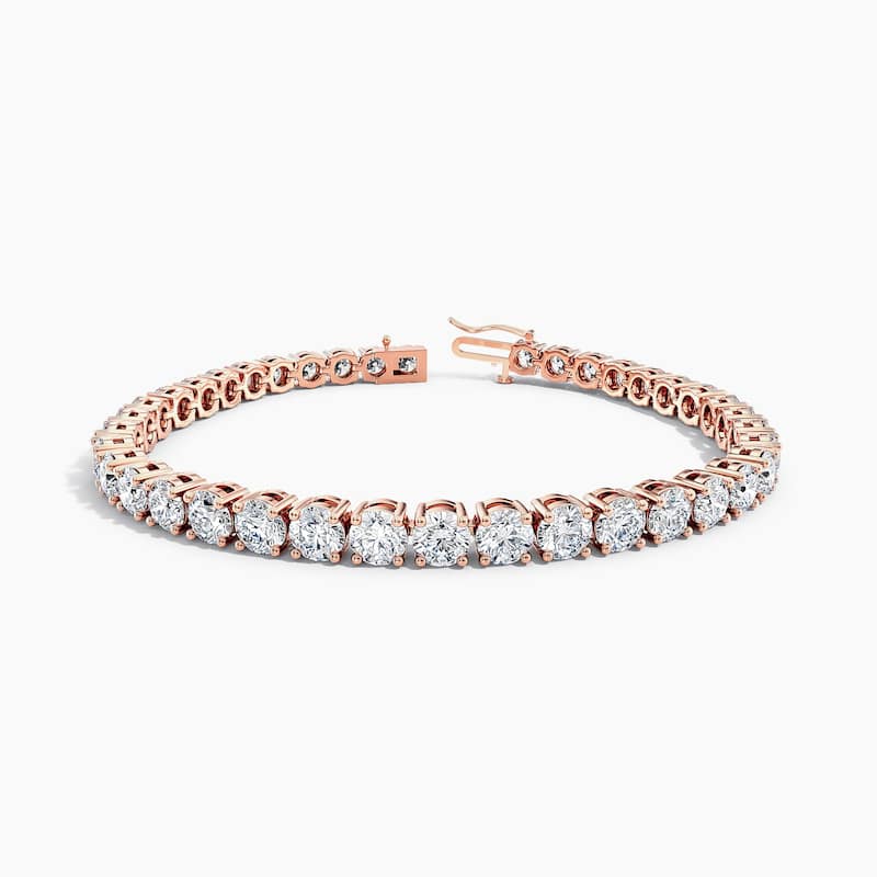 Auriya 14K Gold Lab Grown Round Diamond Tennis Bracelet 10.25 ct. tw. (F-G VS)