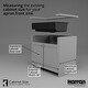 preview thumbnail 44 of 49, Karran 34" Retrofit Undermount Large Single Bowl Quartz Farmhouse Workstation Kitchen Sink