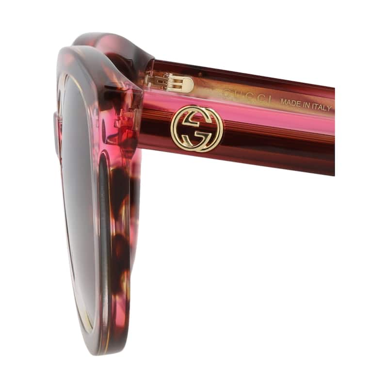 Gucci Round-Frame Recycled Acetate Sunglasses