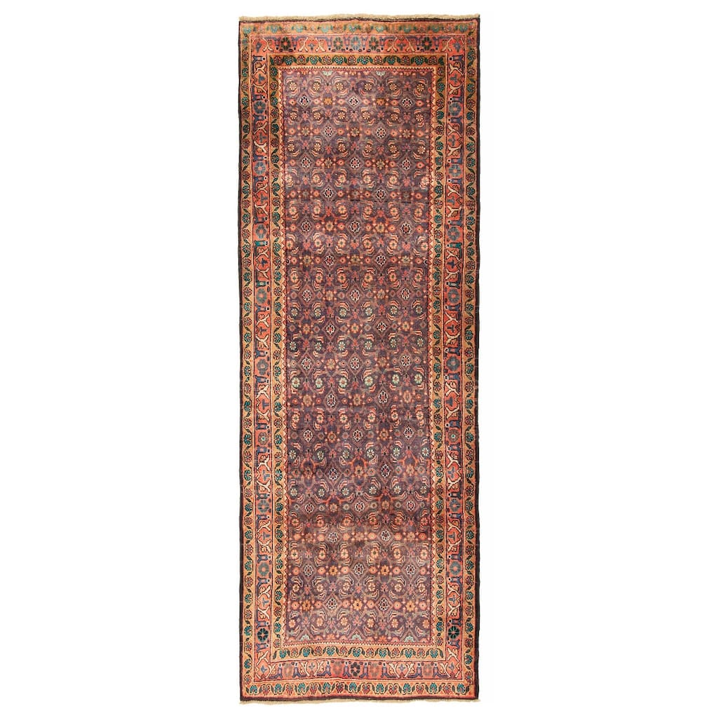 ECARPETGALLERY Hand-knotted Andelz Indigo Wool Rug - 3'5 x 10'2