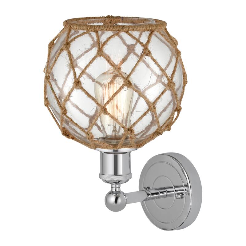 Innovations Lighting Endless Possibilities Edison - Farmhouse Rope - 1 Light 8" Sconce