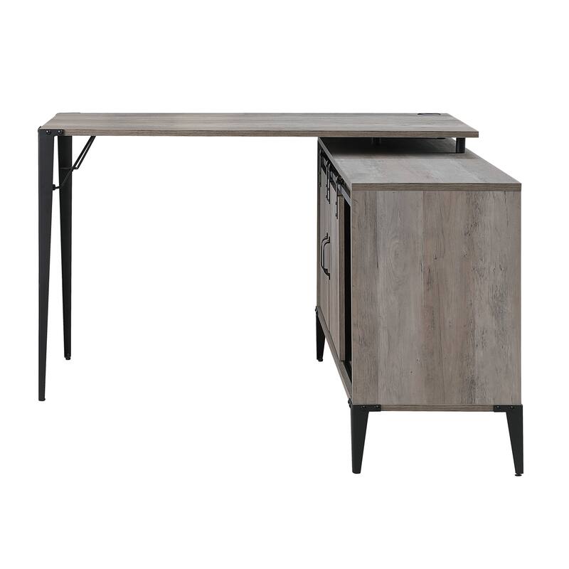Versatile Writing Desk with Stylish Storage and Modern Appeal for Productive Spaces