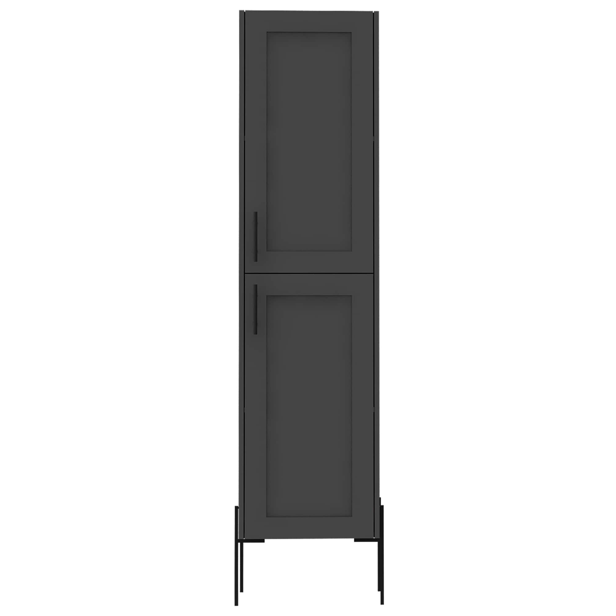 Svedin 18 in. W x 13 in. D x 71 in. H Free Standing Tall Bathroom Linen Cabinet in Matte Gray Svedin 18 in. W x 13 in. D x 71 in. H Free Standing Tall Bathroom Linen Cabinet in Matte Gray