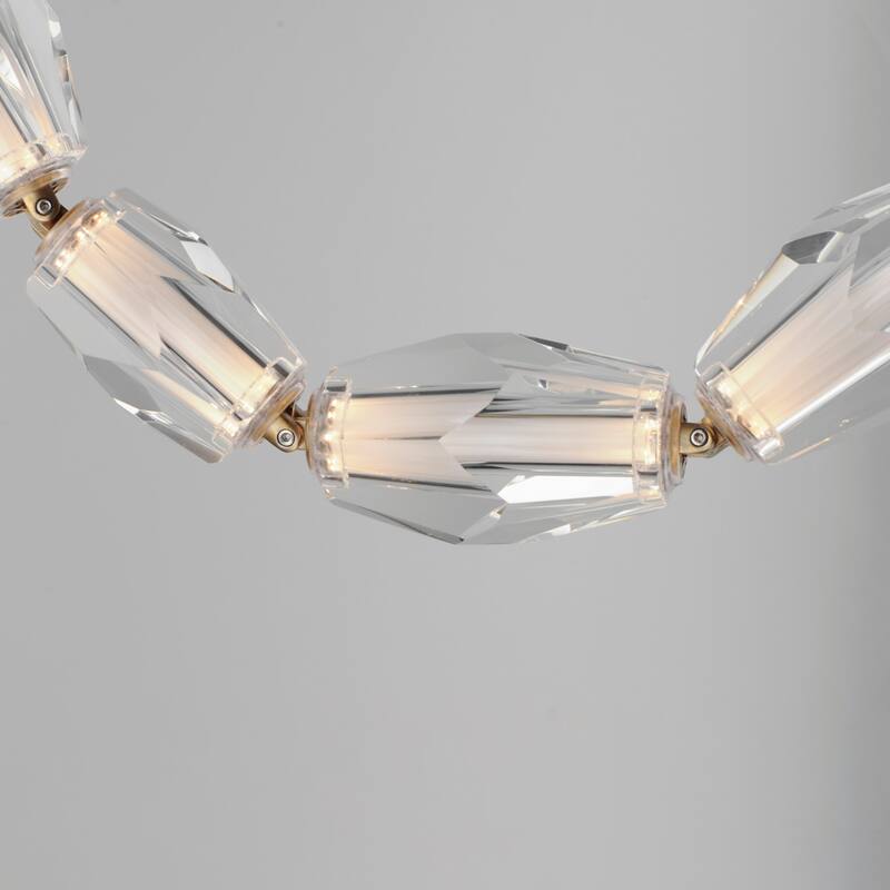 Studio M SM24866 Dolce Vita 41" Wide LED Crystal Linear Pendant with