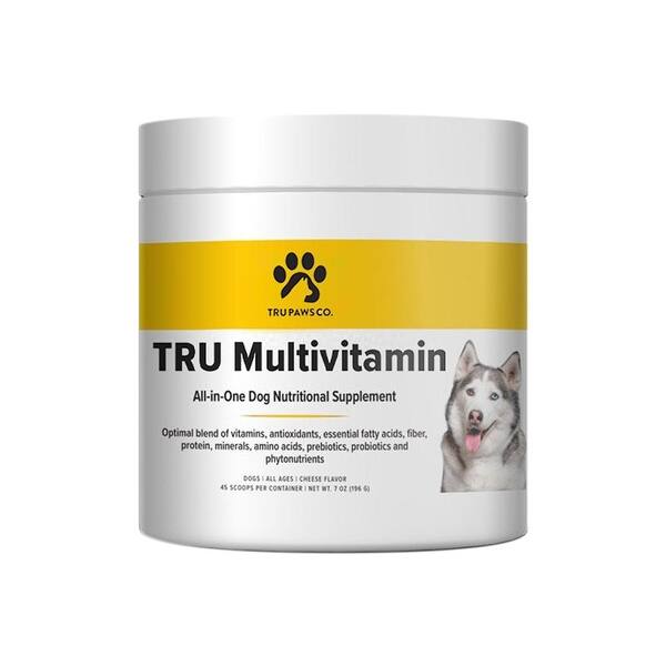 Tru Multivitamin All In One Vitamin For Dogs Of All Ages 1 Month Supply Overstock 32334942