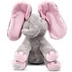 preview thumbnail 1 of 7, Kaia Elephant Animated Plush Singing Elephant with Peek-a-boo Interactive Feature by Dimple Grey - Toddler