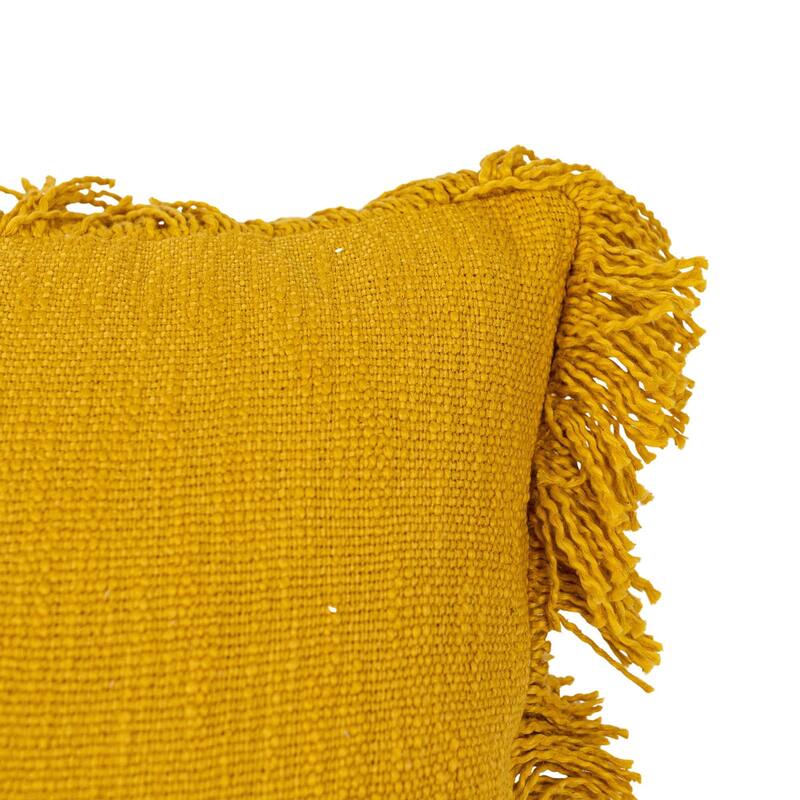 Foreside Home & Garden Fringed Filled Throw Pillow
