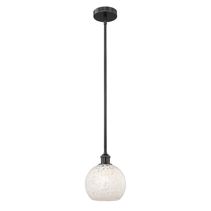 Innovations Lighting 616-1S 10 8 White Mouchette Pendant White