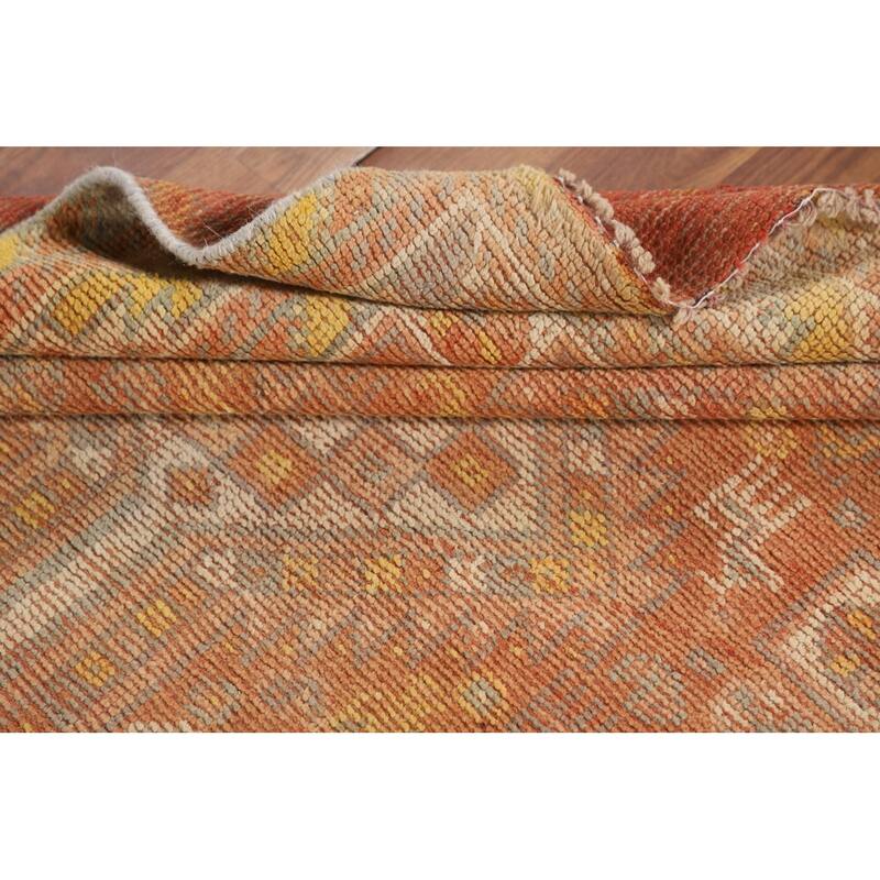 Tribal Geometric Shiraz Persian Vintage Area Rug Handmade Wool Carpet - 3'10"x 6'0"