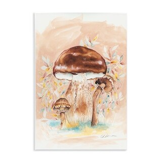 Stupell Brown Earthy Mushroom Trio Wall Plaque Design by Cady Driver
