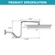 preview thumbnail 13 of 16, YASINU 12" Rain ShowerHead with Adjustable Extension Arm
