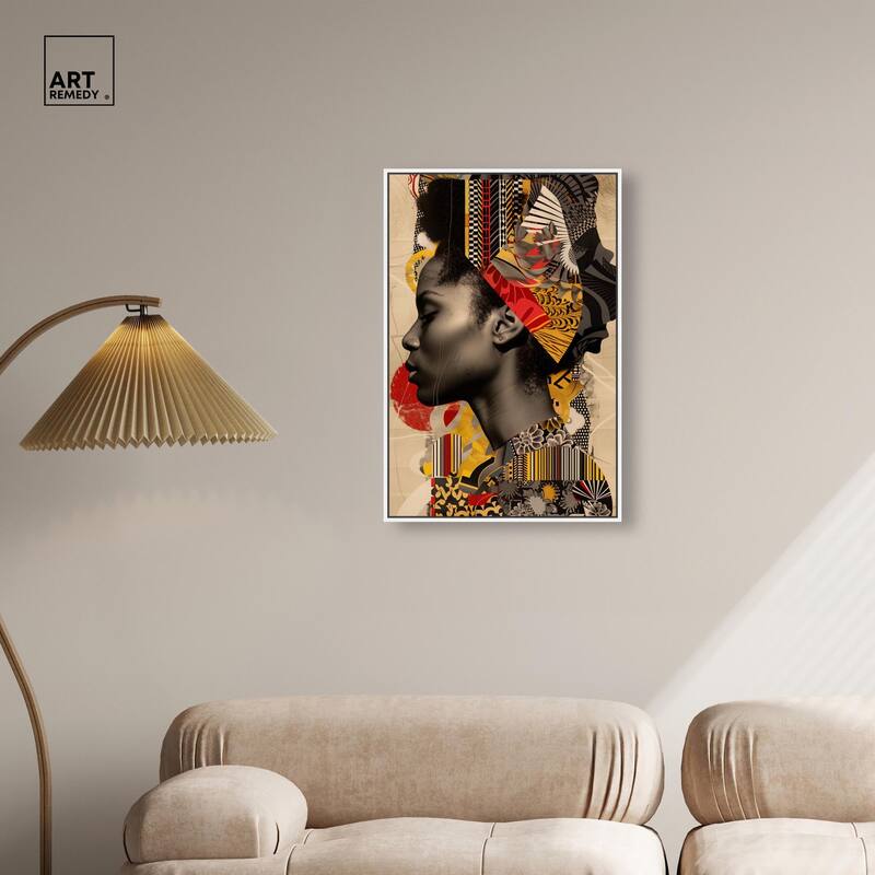 Cultural Collage Canvas by Art Remedy