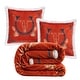 preview thumbnail 129 of 158, Indigo Hill by HiEnd Accents Campfire Sherpa Fleece Throw, 1PC or 3PC 3-Piece - Horseshoe