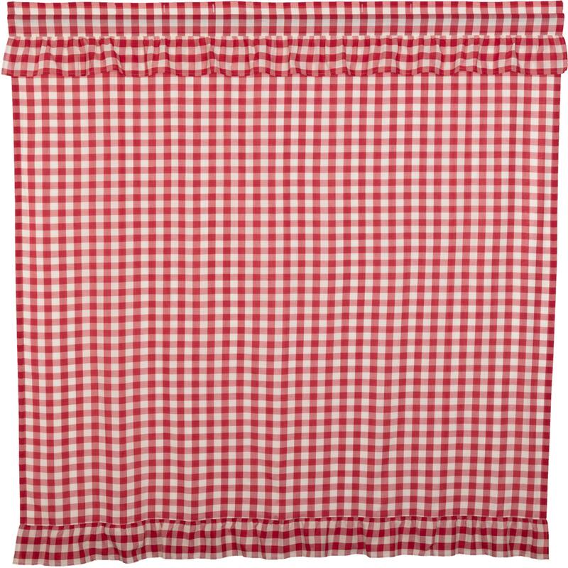 Annie Buffalo Check Ruffled Shower Curtain