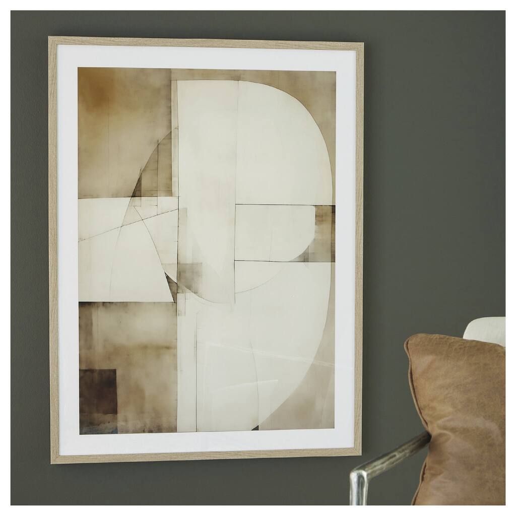 Signature Design by Ashley Corlain Brown/White Wall Art
