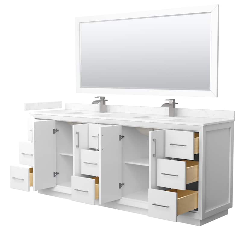 Wyndham Collection WCF414184D-VCA-UNSM70 Strada 84" Free Standing