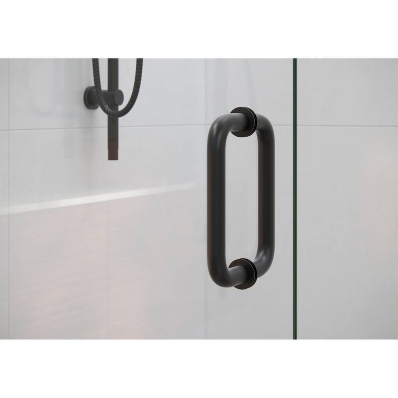 Glass Warehouse 47.5 in. W x 78 in. H Glass Hinged Pivot Frameless 3 Panel Inline Shower Door in